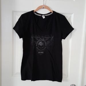 NWOT black Harley Davidson tee, Indianapolis, IN